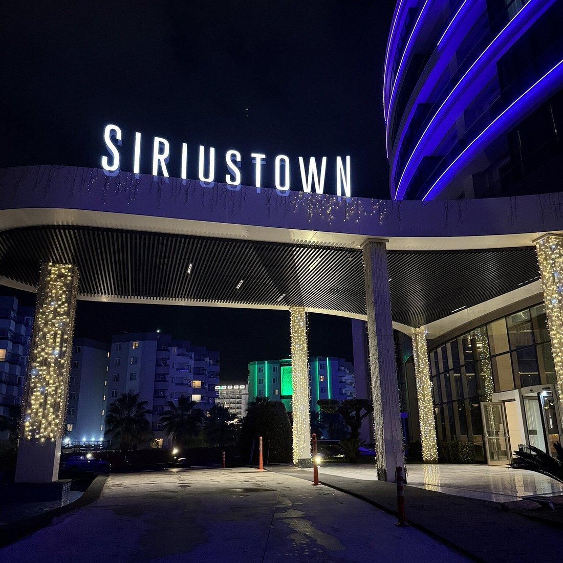 Sirius Town Hotel dış cephe aydınlatma projesi tanıtımı.